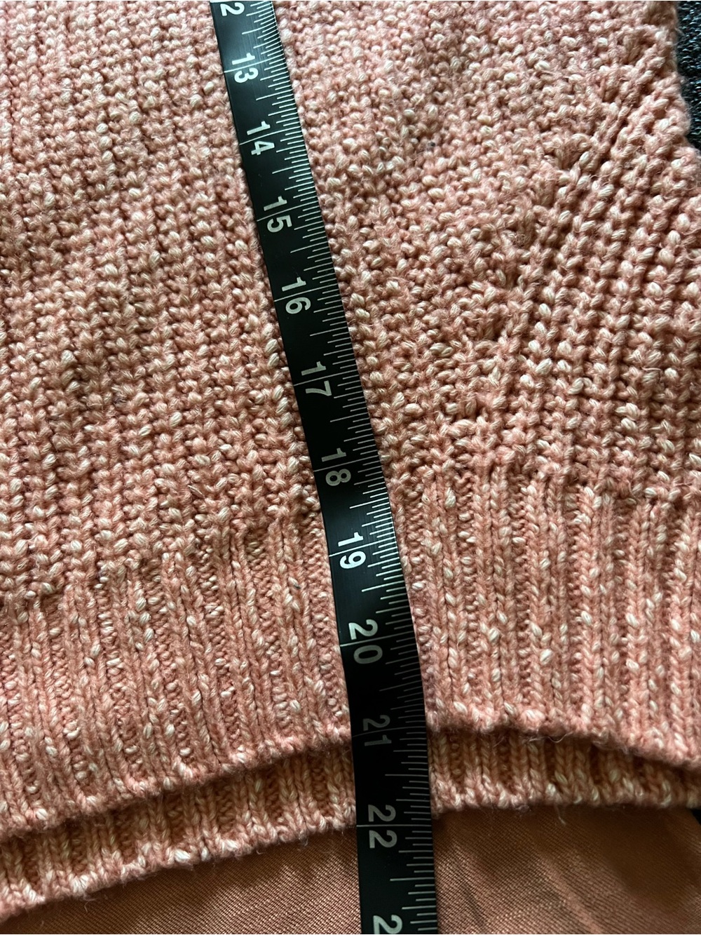 Faherty Ribbed Crewneck Sweater in Blush Pink - Picture 5 of 6